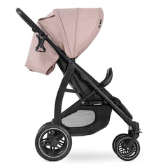 Hauck Rapid 4D Stroller (Dusty Rose) - showing the stroller from the side