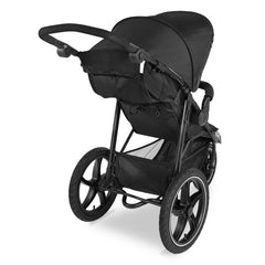 Hauck Runner2 All Terrain Pushchair (Black) - rear view