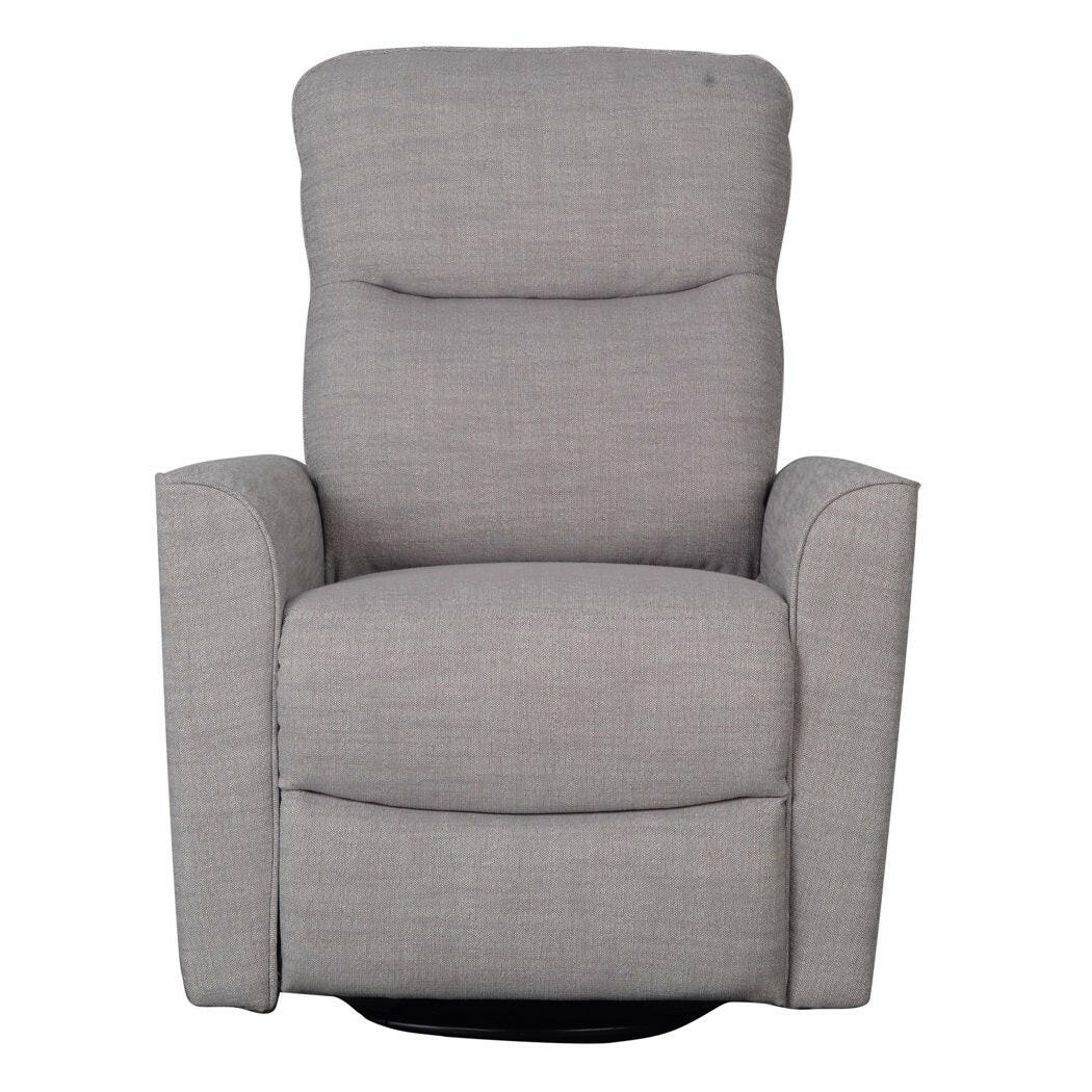 Obaby Savannah Swivel Glider Recliner Chair (Pebble) - front view