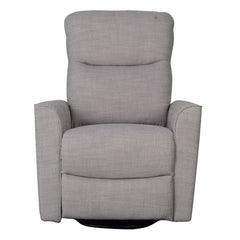 Obaby Savannah Swivel Glider Recliner Chair (Pebble) - front view