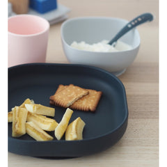 Beaba Silicone Feeding Meal Set - 4 Piece (Night Blue) - lifestyle image