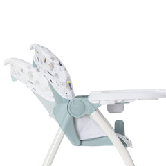 Hauck Sit N Fold Highchair (Space) - showing the highchair`s adjustable back rest