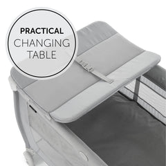 Hauck Sleep'n'Play Centre (Stars) - showing the centre`s changing table