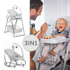 Hauck Sit 'n' Relax 3in1 Highchair Nordic Grey