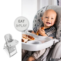 Hauck Sit 'n' Relax 3in1 Highchair Nordic Grey