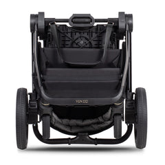 Venicci Upline Travel System 3-in-1 (All Black) - showing the pushchair folded
